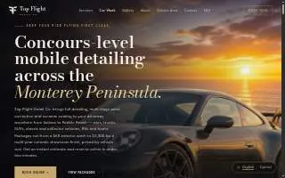 Topflightdetailco website