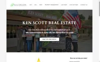 Ken Scott Real Estate website