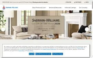 Sherwin-Williams Paint Store of Oklahoma City website