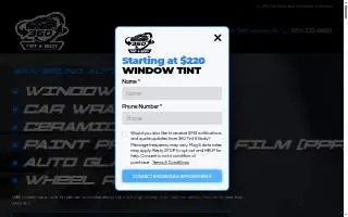 360 Tints & Body website