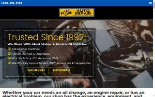 Extra Care Auto Repair – San Bruno website