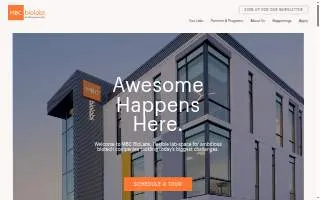 MBC BioLabs website