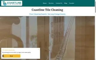 Coastline Tile Cleaning website