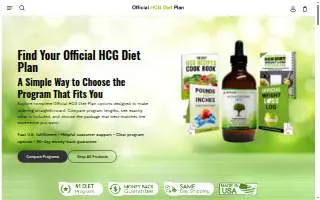 Official HCG Diet Plan website