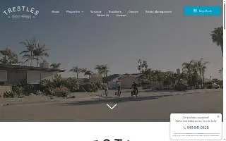Trestles Property Management website