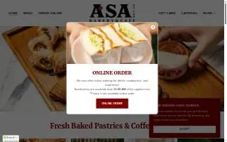 ASA Bakery website