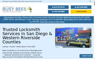 Busy Bees Locks & Keys Locksmith San Diego