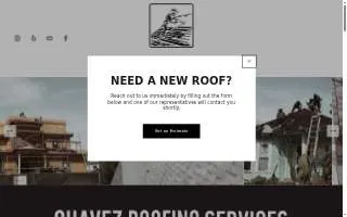 Chavez Roofing Services Inc website