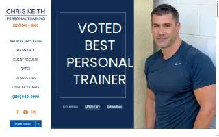 Chris Keith Personal Training website