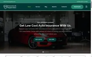 Cio Insurance, Auto Registration $29, Vin Verification website