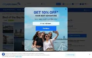 City Cruises of San Diego website