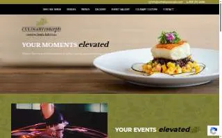 Culinary Concepts website