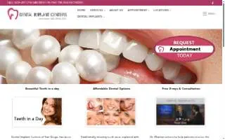 Dental Implant Centers website