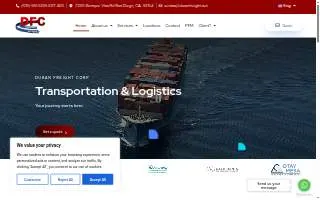 Duran Freight Corp website