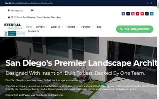 Eternal Turf and Pavers website
