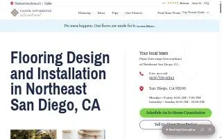 Floor Coverings International - Northeast San Diego website