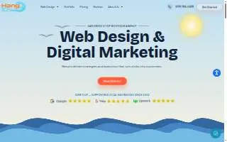 Hang 10 Digital: San Diego Web Design & Marketing website