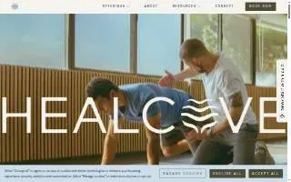 Healcove Clinic website