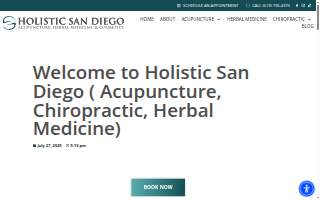 Holistic San Diego - Acupuncture, Chiropractic, & Herbal Medicine