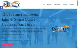 Infinity Dance Sport Center website
