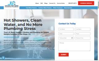 JG Water Heaters, Filtration and Plumbing