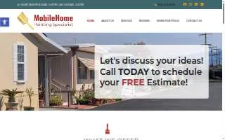 MobileHome Painting Specialist website