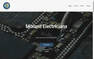 Moland Electricians website