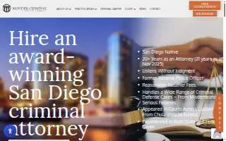 Monder Criminal Lawyer Group of San Diego website