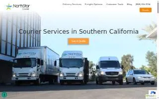 NorthStar Courier of San Diego website