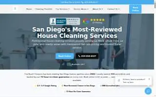 OneTouch Cleaners - San Diego website