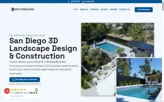 San Diego 3D Landscape Design website