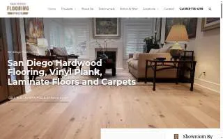 San Diego Flooring Pros website