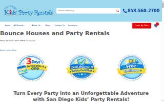 San Diego Kids Party Rentals