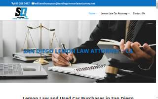 San Diego Lemon Law Attorney