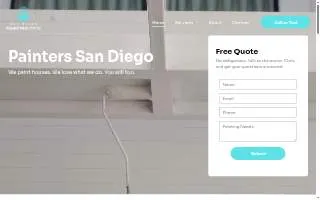 San Diego Painting Pros website