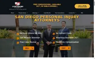 San Diego Personal Injury Attorneys website