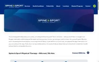 Spine & Sport Physical Therapy - Hillcrest, 5th Ave. website