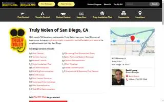 Truly Nolen Pest & Termite Control of San Diego website