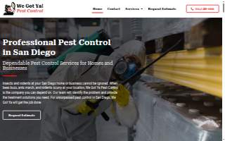 We Got Ya Pest Control