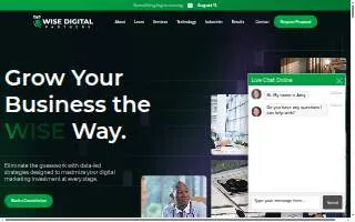 WISE Digital Partners website