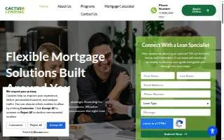 Cactus Lending website