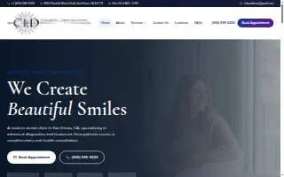 Cosmetic Laser Dentistry website