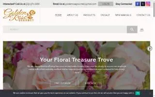 Golden Rose Gourmet Flower Market Inc website