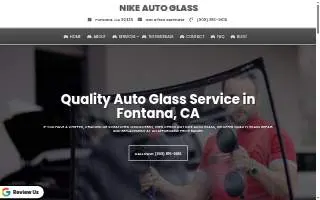 Nike Auto Glass San Dimas website