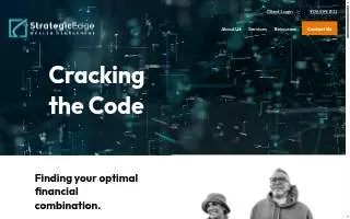 Strategic Edge Wealth Management website
