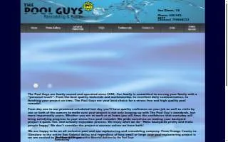 The Pool Guys Remodeling and Repair website