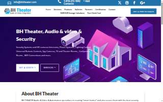 BH Theater Audio & Video & Security / Home Theater Installation Service website