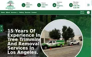 California Green Tree Care Inc. website