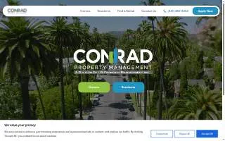 Conrad Property Management Inc. website