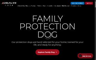 Delta K9 Academy website